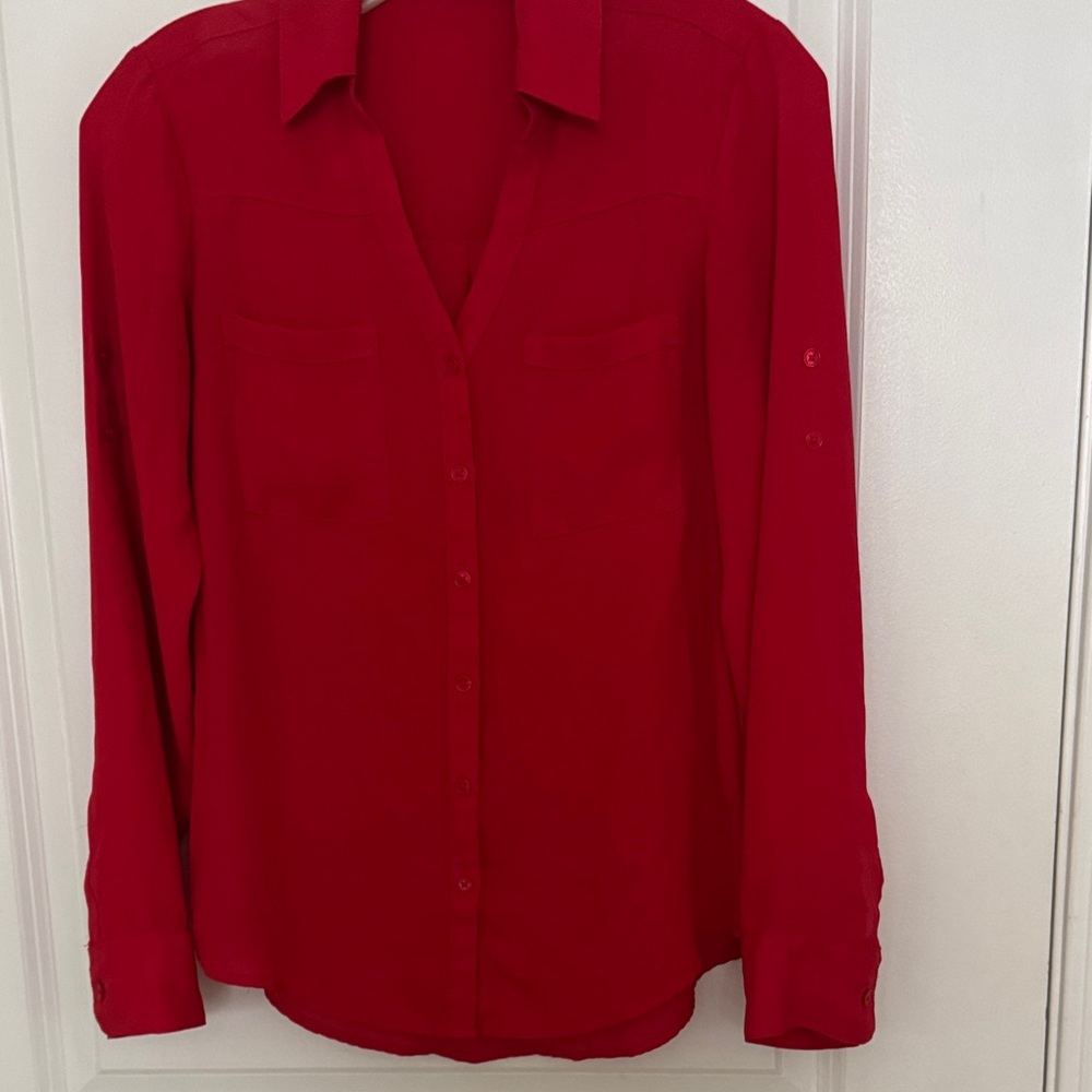 Express Bold Red Portofino Shirt